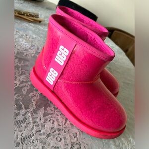 Pink waterproof Uggs